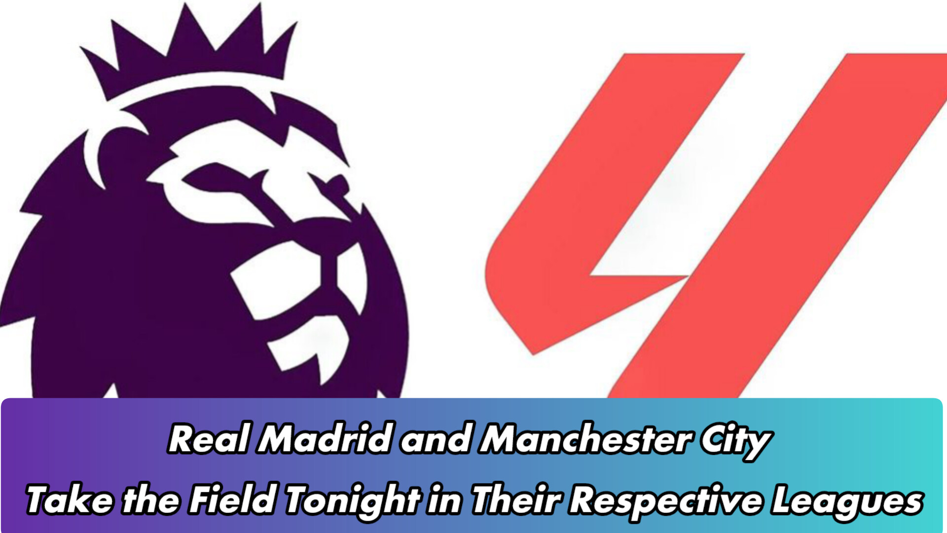 Real Madrid and Manchester City players in action ahead of their respective league matches at night.