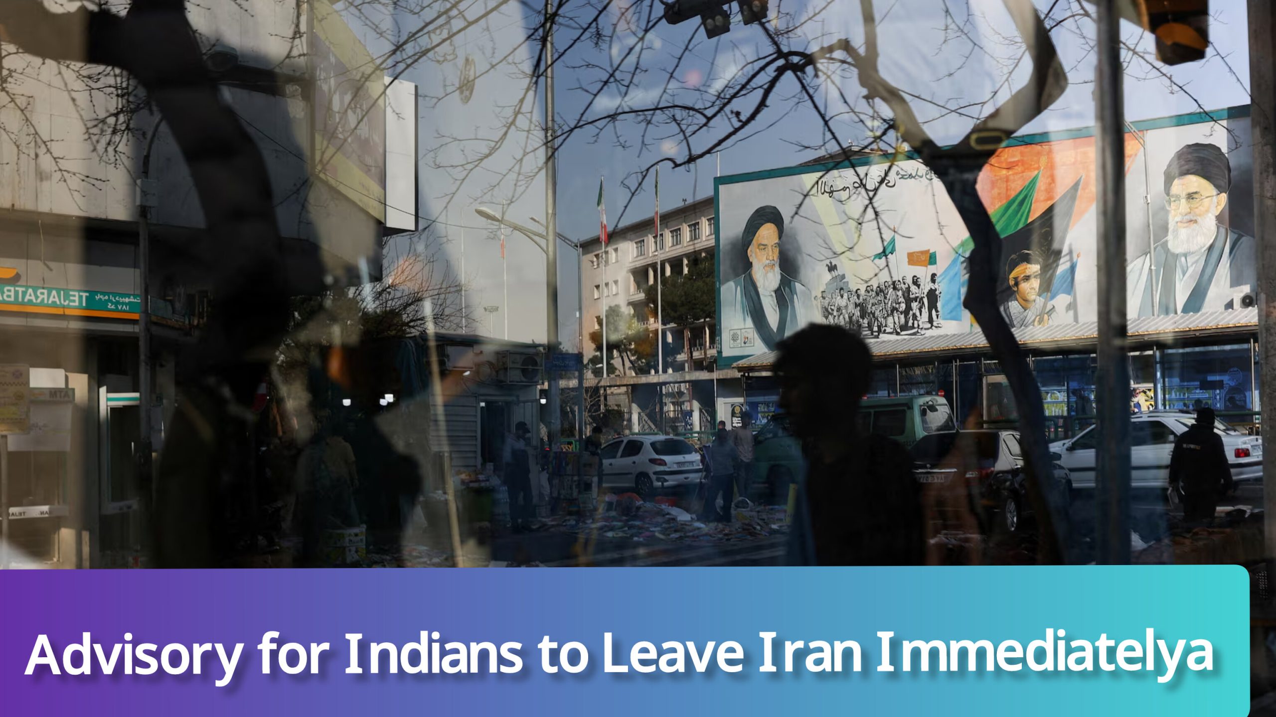 Indian Embassy in Tehran issues urgent advisory urging Indian nationals to leave Iran immediately amid fears of a possible U.S. military strike.
