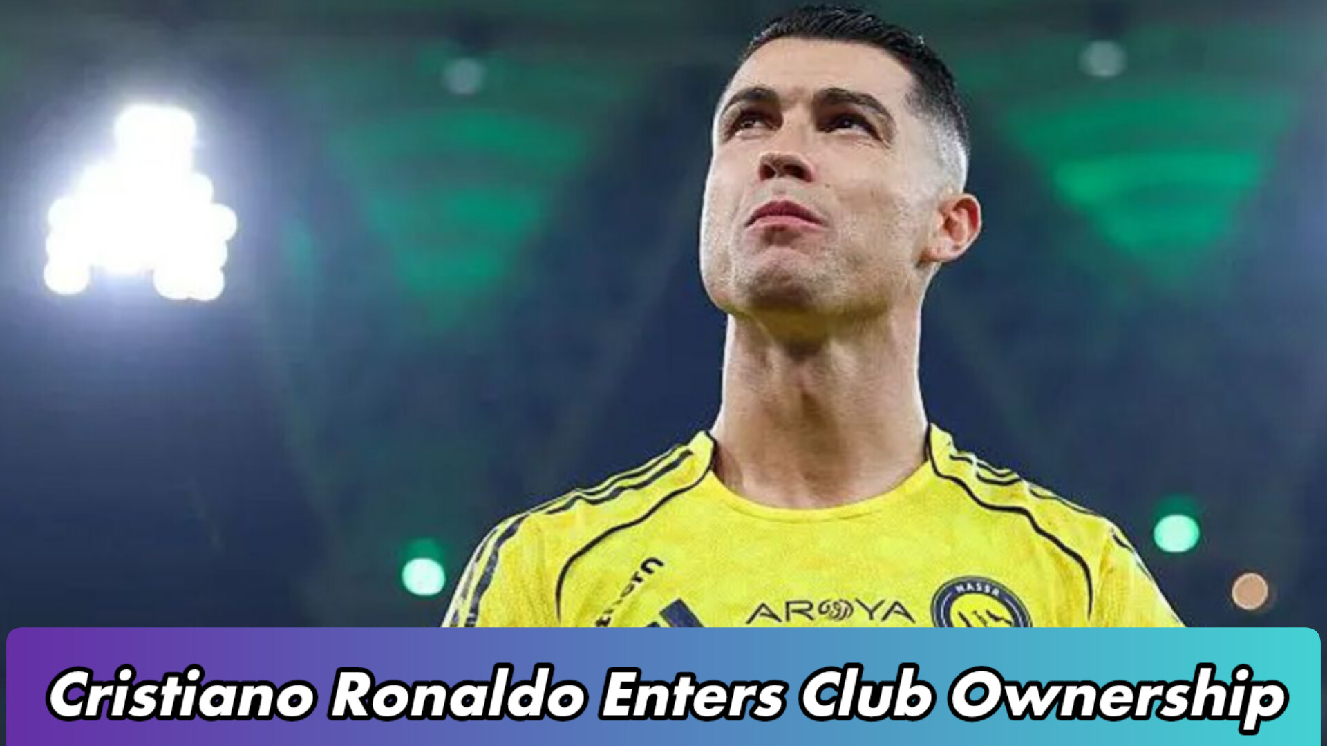 Cristiano Ronaldo becomes co-owner of Spanish second division club UD Almería after acquiring 25% stake.